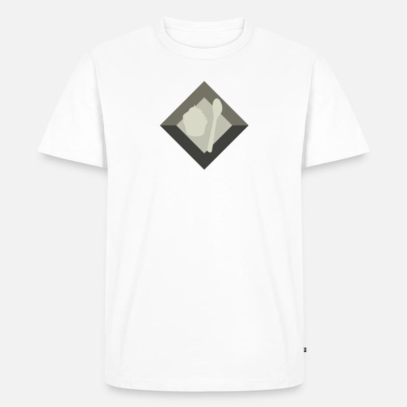Cuisson de cupcakes Cuisson - T-shirt Premium bio Homme - blanc