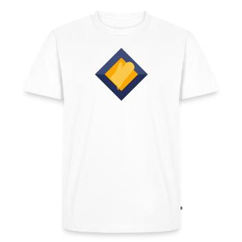 Bakery Bakery Cupcake - Men's Premium Organic T-Shirt - white - Front - Nico (187cm)