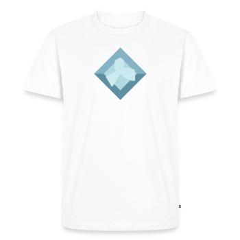 Bras de fer homme fort homme fort - T-shirt Premium bio Homme - blanc - Devant - Nico (187cm)
