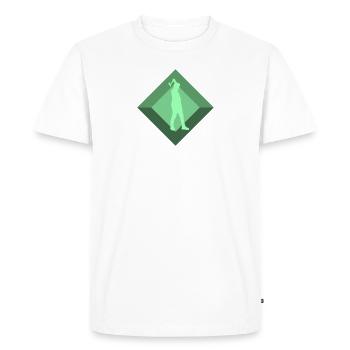 Axe Double Axe Axe - Men's Premium Organic T-Shirt - white - Front - Nico (187cm)