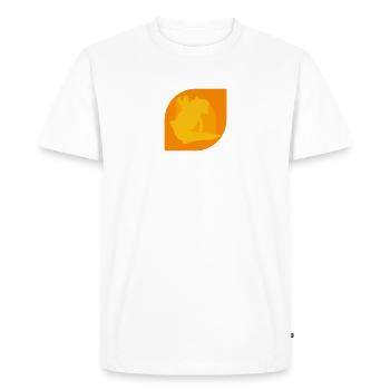 Axolotls mignons mignons - T-shirt Premium bio Homme - blanc - Devant - Nico (187cm)