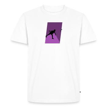 Axt Axe Lancer Hache Lancer - T-shirt Premium bio Homme - blanc - Devant - Nico (187cm)