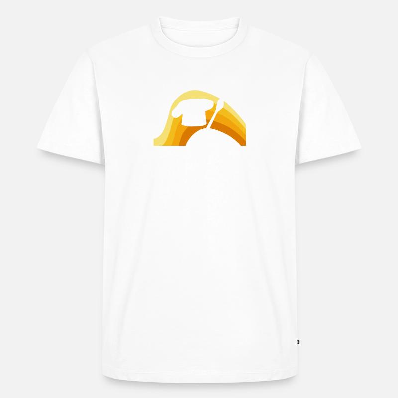 Cupcake Backen - Männer Premium Bio T-Shirt - Weiß