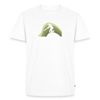 Pichet Équipe de cricket Pichet - T-shirt Premium bio Homme - blanc - Devant - Nico (187cm)