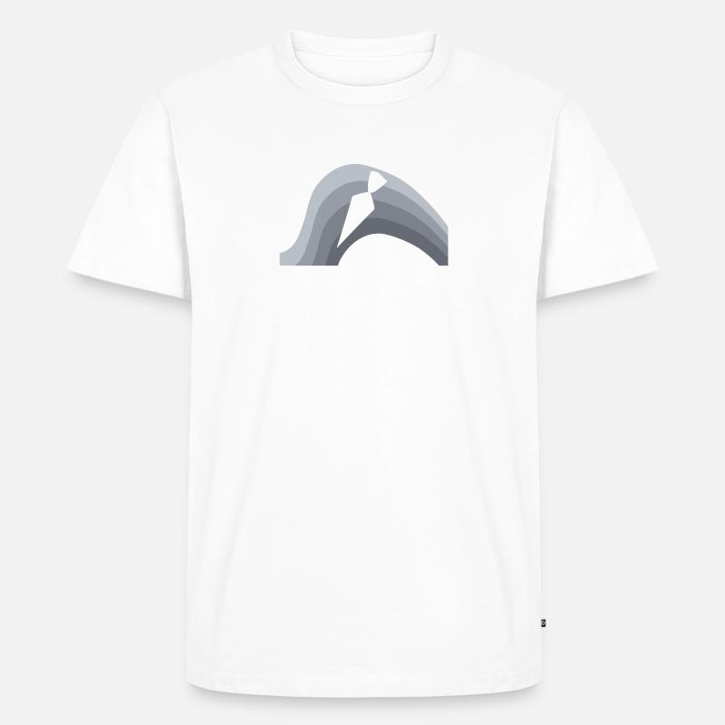 Cupcake Kuchen - Männer Premium Bio T-Shirt - Weiß