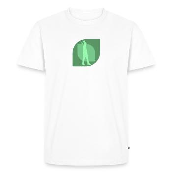 Axe Double Axe Axe Throwing - Men's Premium Organic T-Shirt - white - Front - Nico (187cm)