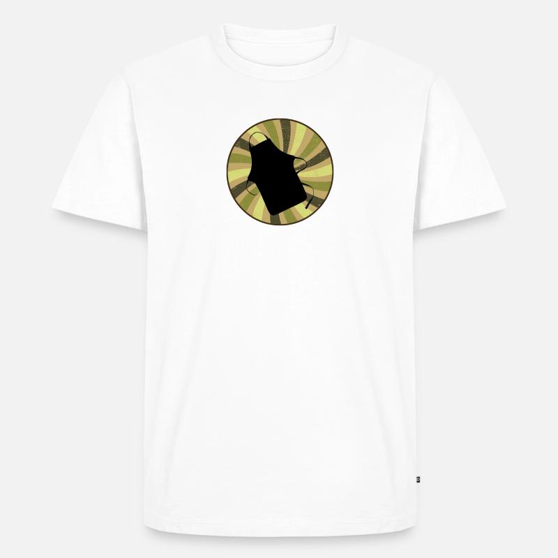 Backwaren Backen - Männer Premium Bio T-Shirt - Weiß
