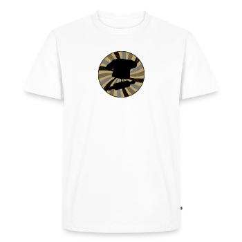 Cuisson de gâteaux - T-shirt Premium bio Homme - blanc - Devant - Nico (187cm)