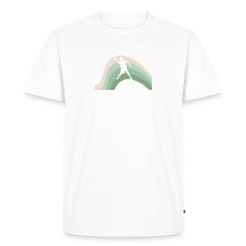 Ballon chasseur Ballon chasseur Ballon chasseur - T-shirt Premium bio Homme - blanc - Devant - Nico (187cm)