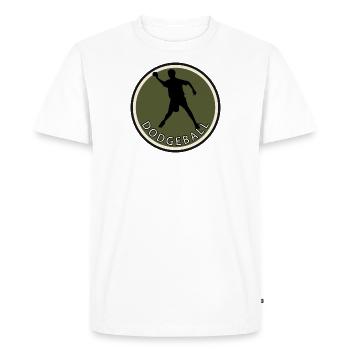 Dodgeball Player Dodgeball Dodgeball Team - Men's Premium Organic T-Shirt - white - Front - Nico (187cm)