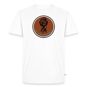 Physicist Physicist Astronomy - Men's Premium Organic T-Shirt - white - Front - Nico (187cm)