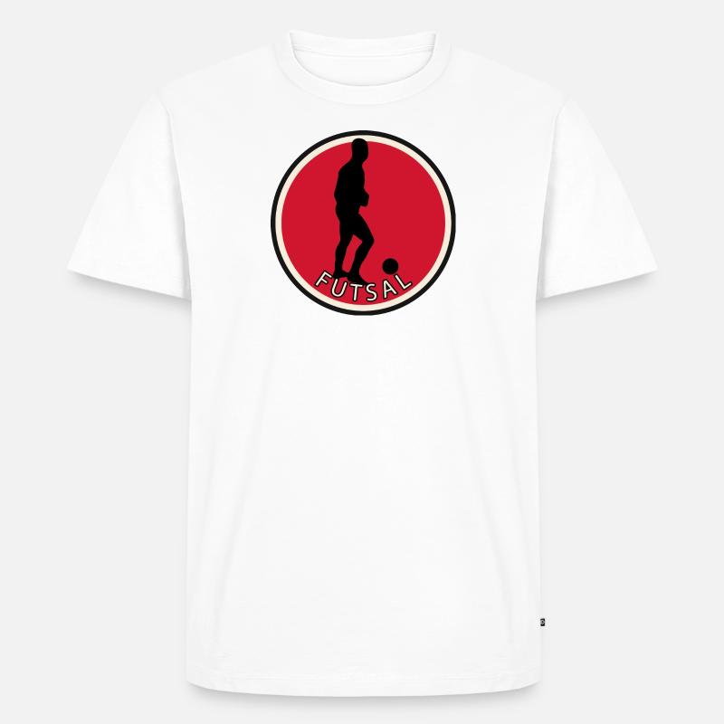 Futsal Futsalmannschaft - Männer Premium Bio T-Shirt - Weiß