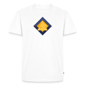 DJ Djing - T-shirt Premium bio Homme - blanc - Devant - Nico (187cm)