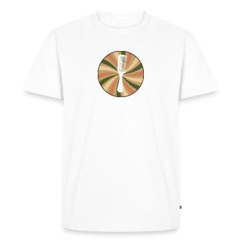 Coupe de cheveux de coiffeur - T-shirt Premium bio Homme - blanc - Devant - Nico (187cm)