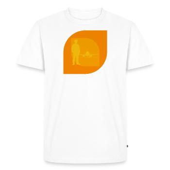 Photography Picture Photograph - Men's Premium Organic T-Shirt - white - Front - Nico (187cm)