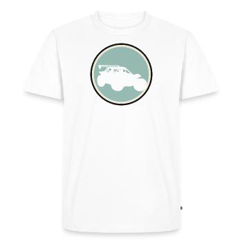 Autocross Speedster Racer - Men's Premium Organic T-Shirt - white - Front - Nico (187cm)