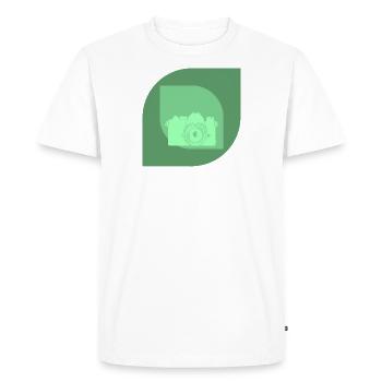 Photographie Photographie - T-shirt Premium bio Homme - blanc - Devant - Nico (187cm)