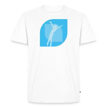 Gymnastics Training Gymnastics Trainer Gymnastics - Men's Premium Organic T-Shirt - white - Front - Nico (187cm)