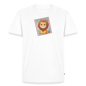 Crinière de lionne Loewe - T-shirt Premium bio Homme - blanc - Devant - Nico (187cm)