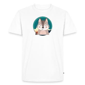 Meute de loups-garous - T-shirt Premium bio Homme - blanc - Devant - Nico (187cm)