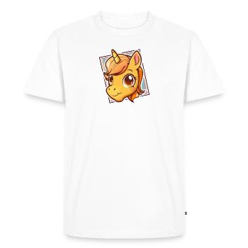 Licornes Licornes - T-shirt Premium bio Homme - blanc - Devant - Nico (187cm)
