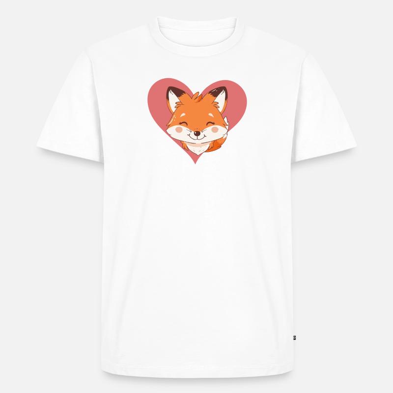 Fox Forest Fox - Men's Premium Organic T-Shirt - white