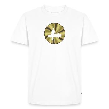 Vendeur de voitures Auto Turbo - T-shirt Premium bio Homme - blanc - Devant - Nico (187cm)