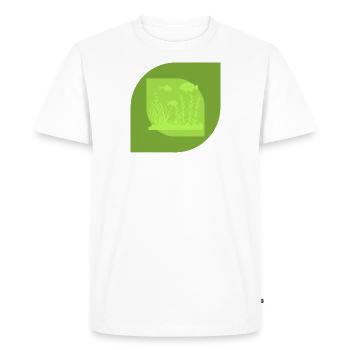 Créatures marines d’aquarium - T-shirt Premium bio Homme - blanc - Devant - Nico (187cm)