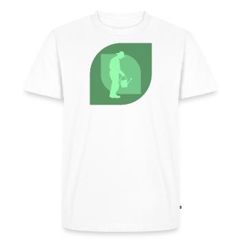 Gardening Horticulture Gardening - Men's Premium Organic T-Shirt - white - Front - Nico (187cm)