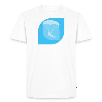 Skydiving Flying - Men's Premium Organic T-Shirt - white - Front - Nico (187cm)