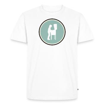 Pinball Pinball Arcade - T-shirt Premium bio Homme - blanc - Devant - Nico (187cm)