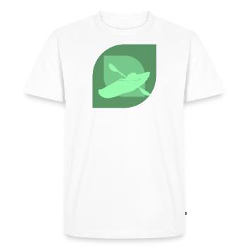 Kayak Kayak Sports nautiques - T-shirt Premium bio Homme - blanc - Devant - Nico (187cm)