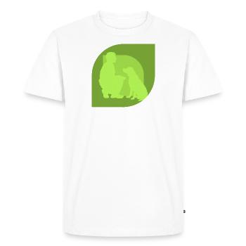 Dog Trainer Dog School Dog Training - Men's Premium Organic T-Shirt - white - Front - Nico (187cm)