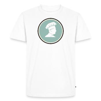 Chef Star Chef Hobby Chef - Men's Premium Organic T-Shirt - white - Front - Nico (187cm)