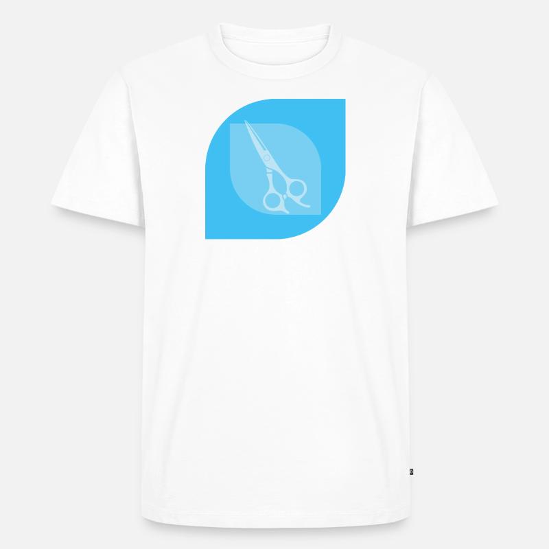 Friseur Coiffeur - Männer Premium Bio T-Shirt - Weiß