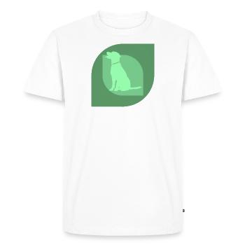 Dog Training Dog School Dog Sports - Men's Premium Organic T-Shirt - white - Front - Nico (187cm)
