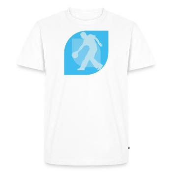 Bowling Bowler Strike - T-shirt Premium bio Homme - blanc - Devant - Nico (187cm)