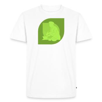 Cook Cooking Hobby Cook - Men's Premium Organic T-Shirt - white - Front - Nico (187cm)
