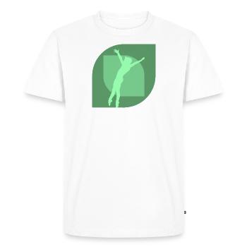 Gymnastics Training Gymnastics Trainer Gymnastics - Men's Premium Organic T-Shirt - white - Front - Nico (187cm)
