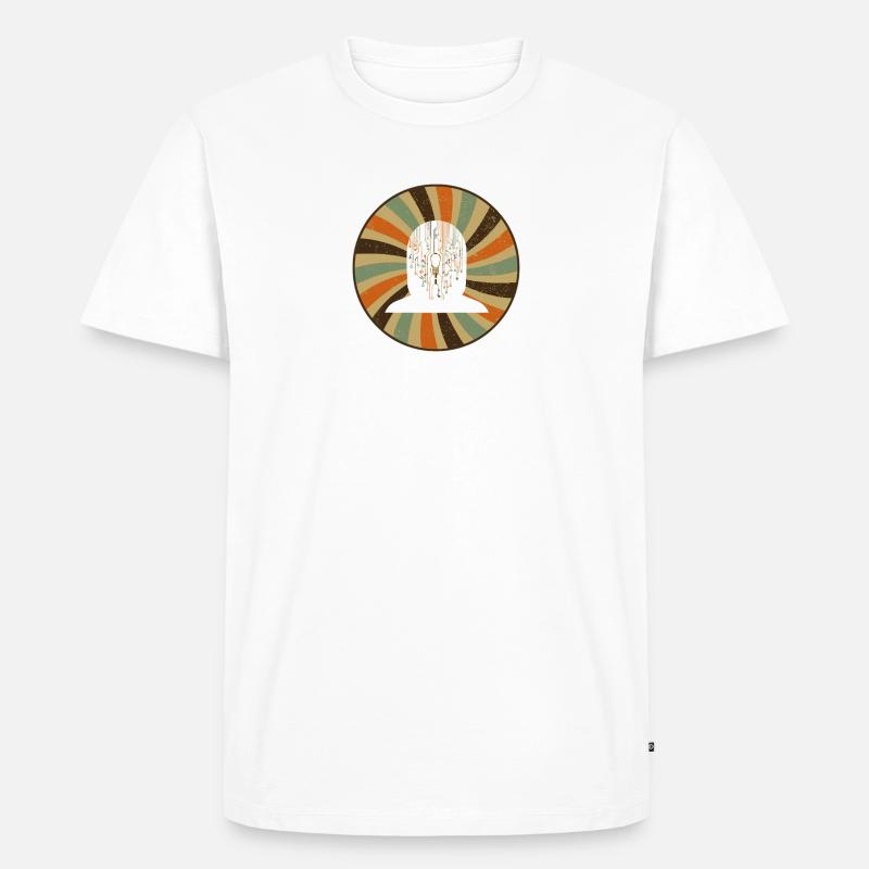 Cybersecurity Encryption - Men's Premium Organic T-Shirt - white