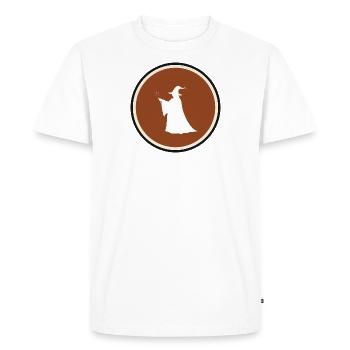 Illusions magiques de mage - T-shirt Premium bio Homme - blanc - Devant - Nico (187cm)
