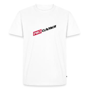 eSport Pro Gamer - T-shirt Premium bio Homme - blanc - Devant - Nico (187cm)