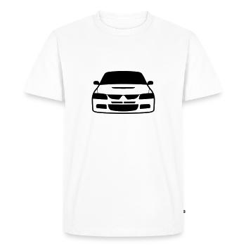 JDM Evo8 | T-shirts JDM - Men's Premium Organic T-Shirt - white - Front - Nico (187cm)
