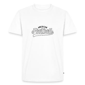 Football américain - T-shirt Premium bio Homme - blanc - Devant - Nico (187cm)