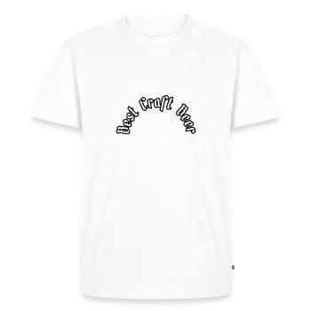 Best Craft Beer - Men's Premium Organic T-Shirt - white - Front - Nico (187cm)