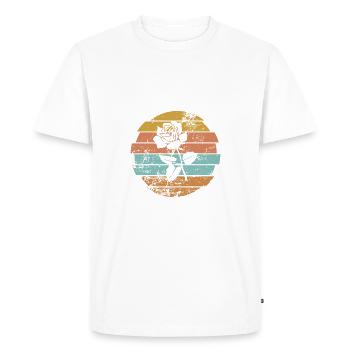 Rose - T-shirt Premium bio Homme - blanc - Devant - Nico (187cm)