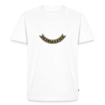 Bannière californienne - T-shirt Premium bio Homme - blanc - Devant - Nico (187cm)