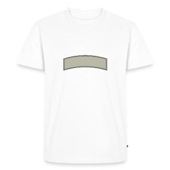 Bannière - T-shirt Premium bio Homme - blanc - Devant - Nico (187cm)