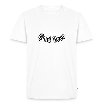 Bonne bière - T-shirt Premium bio Homme - blanc - Devant - Nico (187cm)