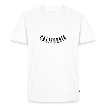 Californie - T-shirt Premium bio Homme - blanc - Devant - Nico (187cm)
